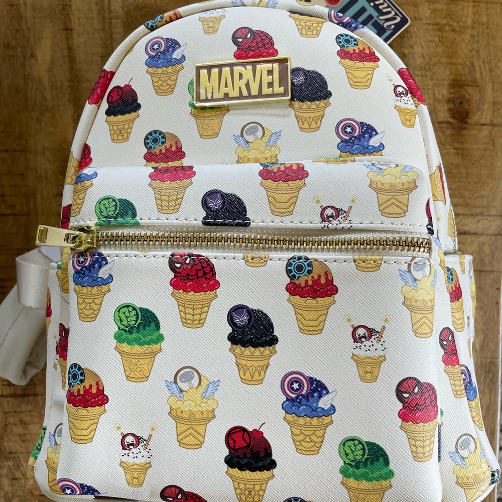 NWT Marvel Ice Cream Backpack